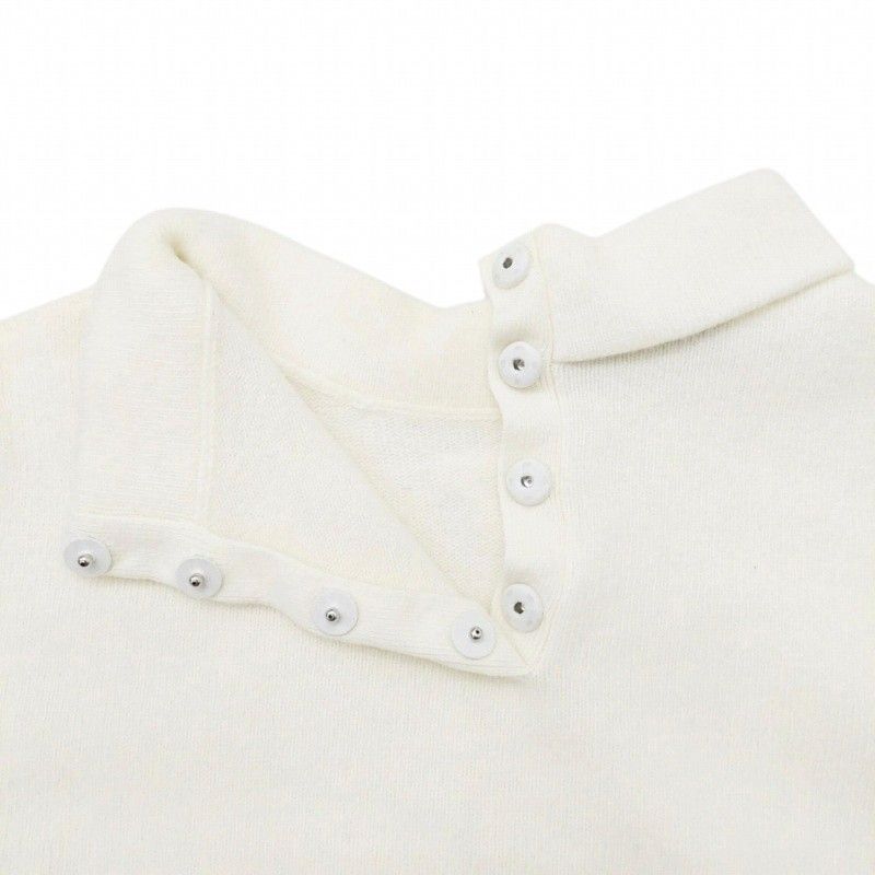 Prada 25SS Virgin WOOL KNIT Sweater High Neck Triangle Motif Long Sleeves