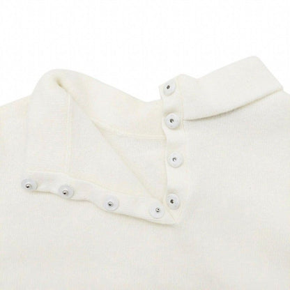 Prada 25SS Virgin WOOL KNIT Sweater High Neck Triangle Motif Long Sleeves