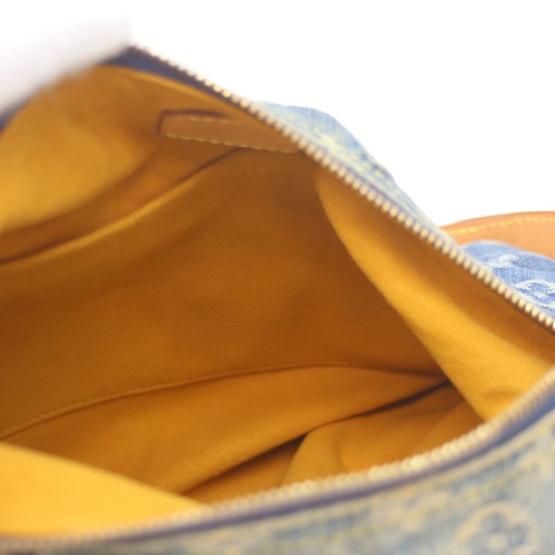 Louis Vuitton 06 M95049 Monogram Denim Baggy PM Long Strap