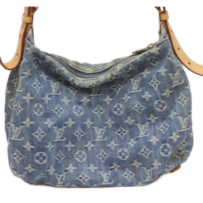 Louis Vuitton 06 M95049 Monogram Denim Baggy PM Long Strap