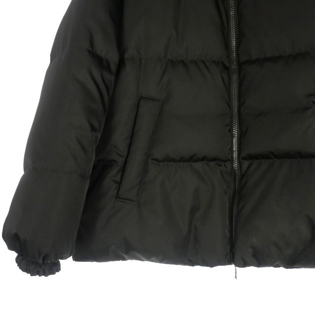 Prada Re-nylon Triangle Logo Reversible Down Jacket Blouson XL Black Sgc045