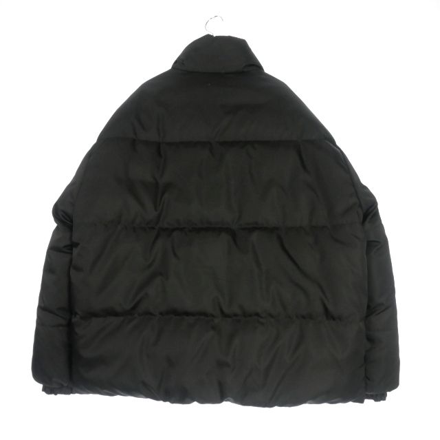 Prada Re-nylon Triangle Logo Reversible Down Jacket Blouson XL Black Sgc045