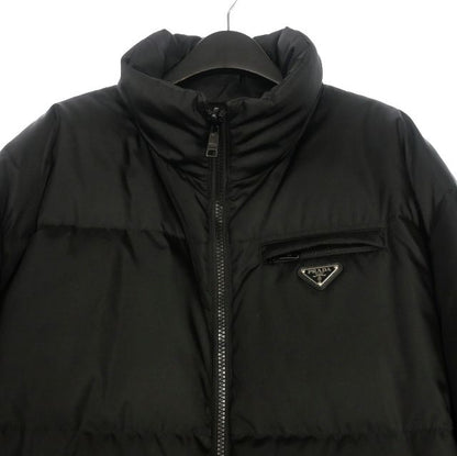 Prada Re-nylon Triangle Logo Reversible Down Jacket Blouson XL Black Sgc045
