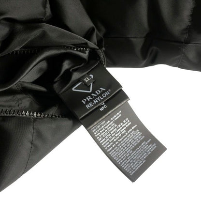 Prada Re-nylon Triangle Logo Reversible Down Jacket Blouson XL Black Sgc045