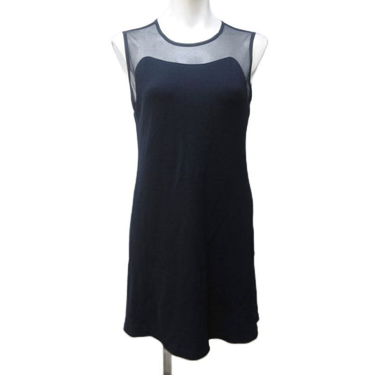 Balenciaga La Mode Dress Sheer Chiffon Cut Sleeveless Knee Length 38 Approx S