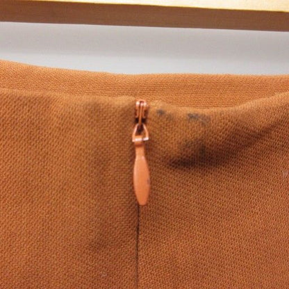 Fendi 365 Tagged Vintage Skirt Cotton Knee Length 40 Approx M Brown Brownish