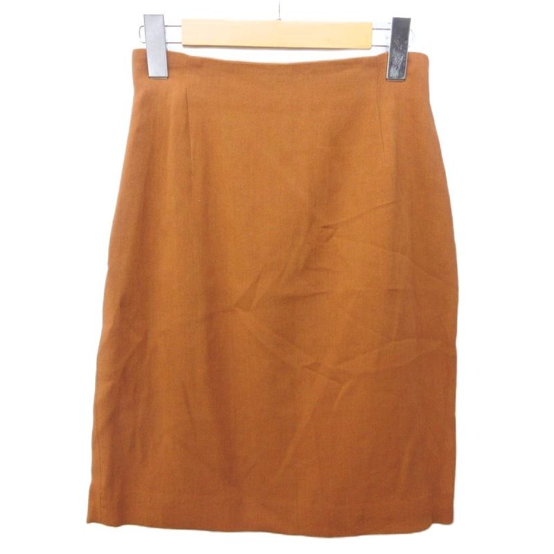 Fendi 365 Tagged Vintage Skirt Cotton Knee Length 40 Approx M Brown Brownish