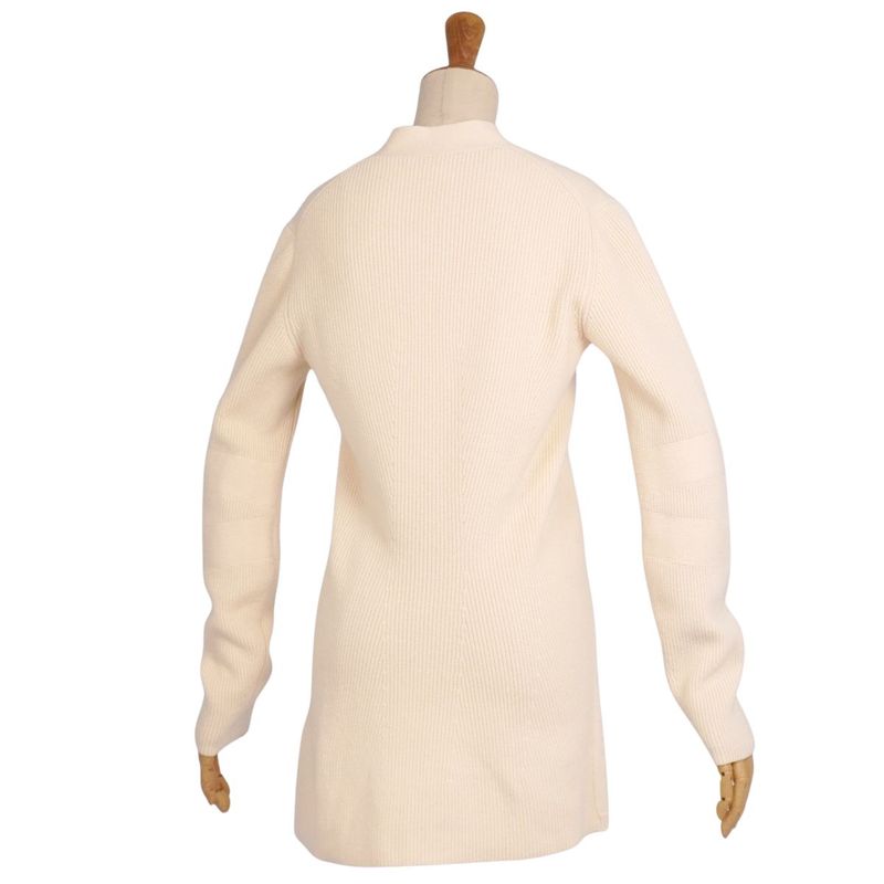 Hermes Cardigan Knit Long Sleeves Serie Buttons Wool