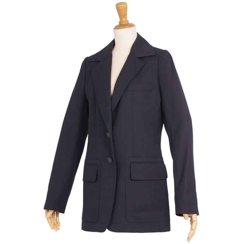 Vintage Hermes Jacket Tailored Wool a