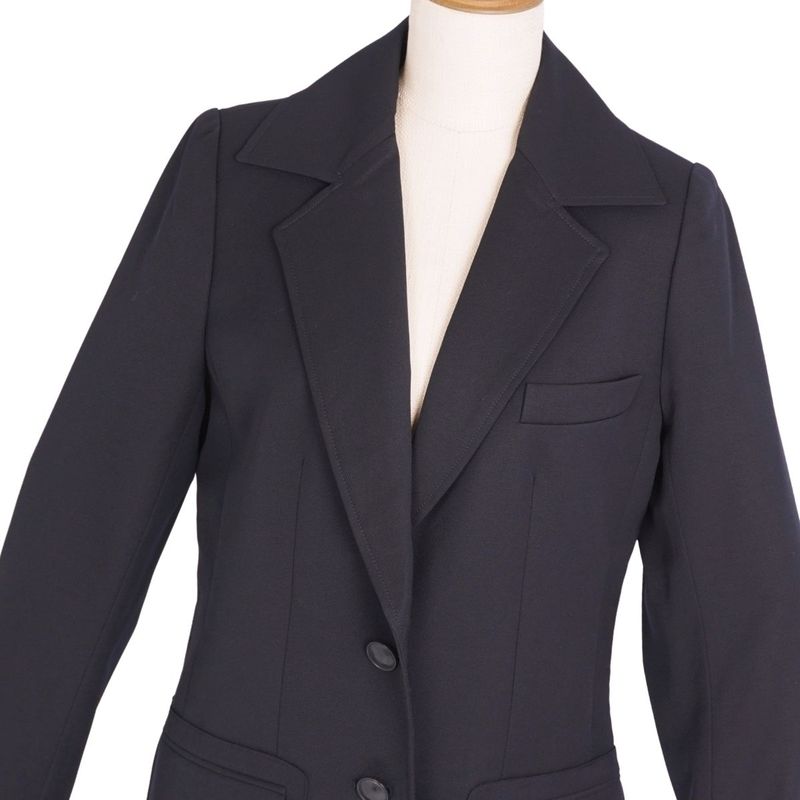 Vintage Hermes Jacket Tailored Wool a