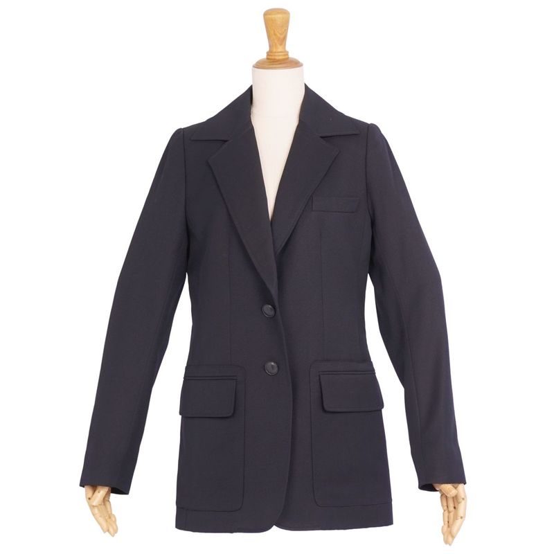 Vintage Hermes Jacket Tailored Wool a