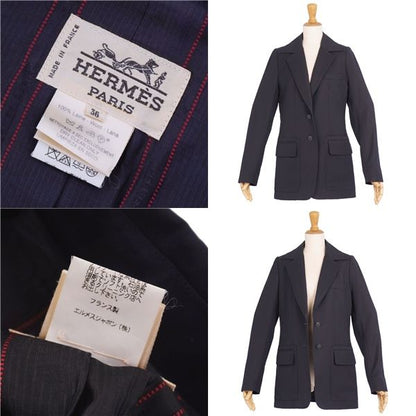Vintage Hermes Jacket Tailored Wool a