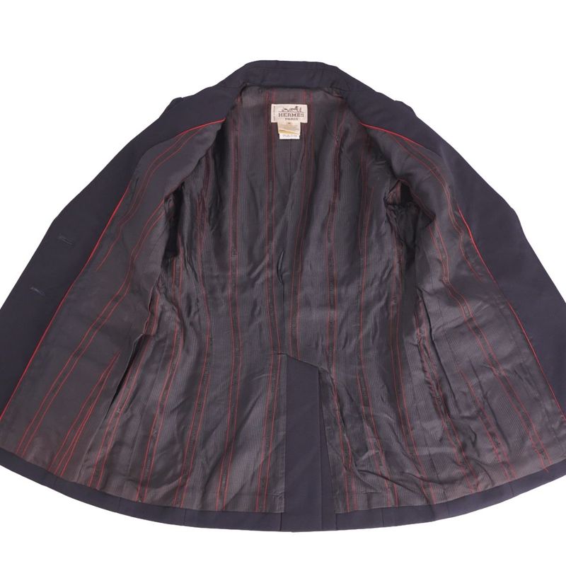 Vintage Hermes Jacket Tailored Wool a