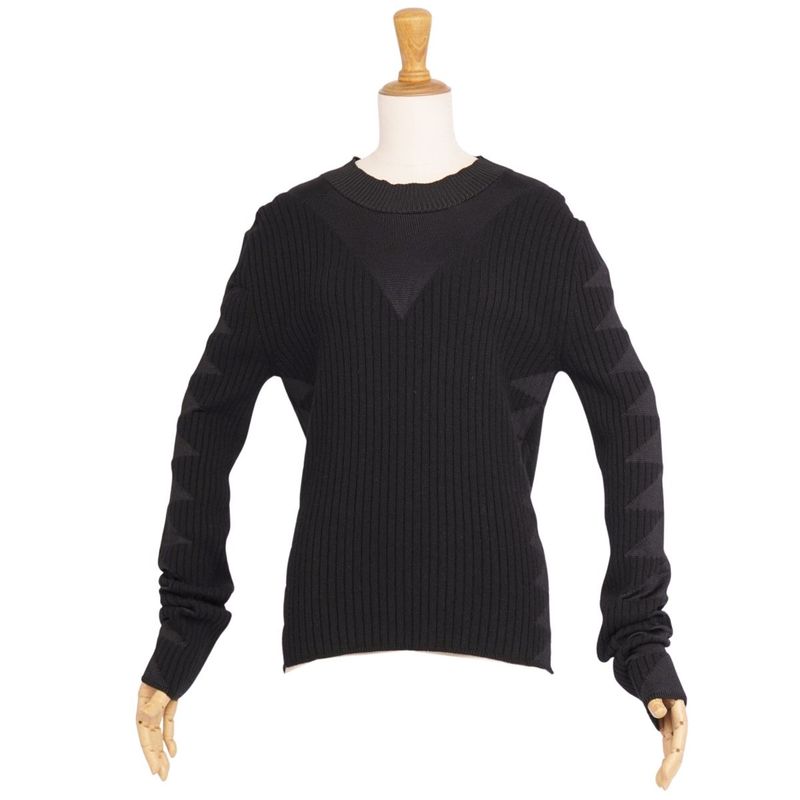 Hermes Knit 23aw Sweater Long Sleeves Wool Silk