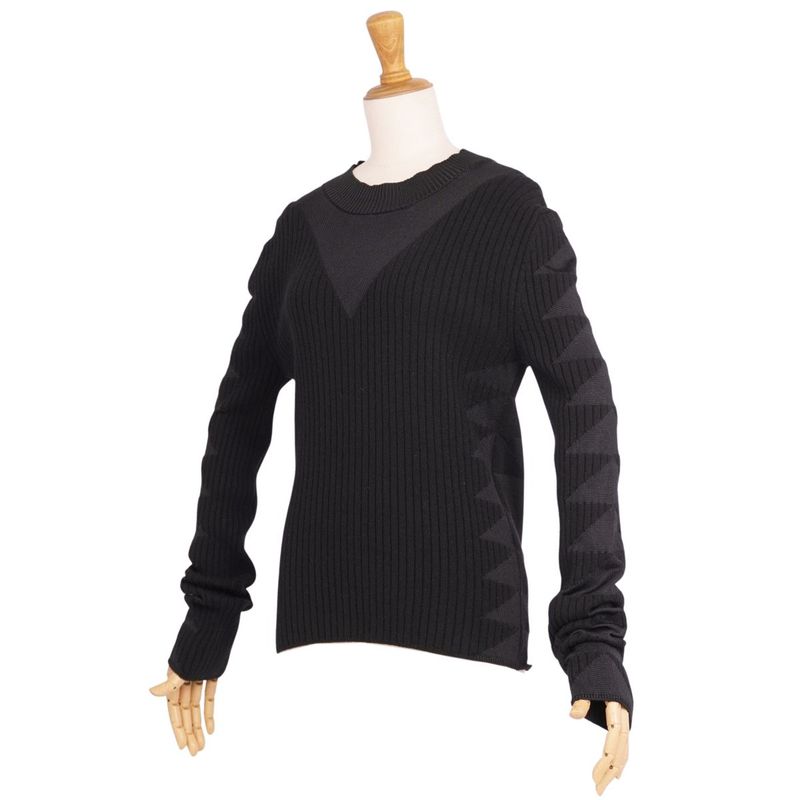 Hermes Knit 23aw Sweater Long Sleeves Wool Silk