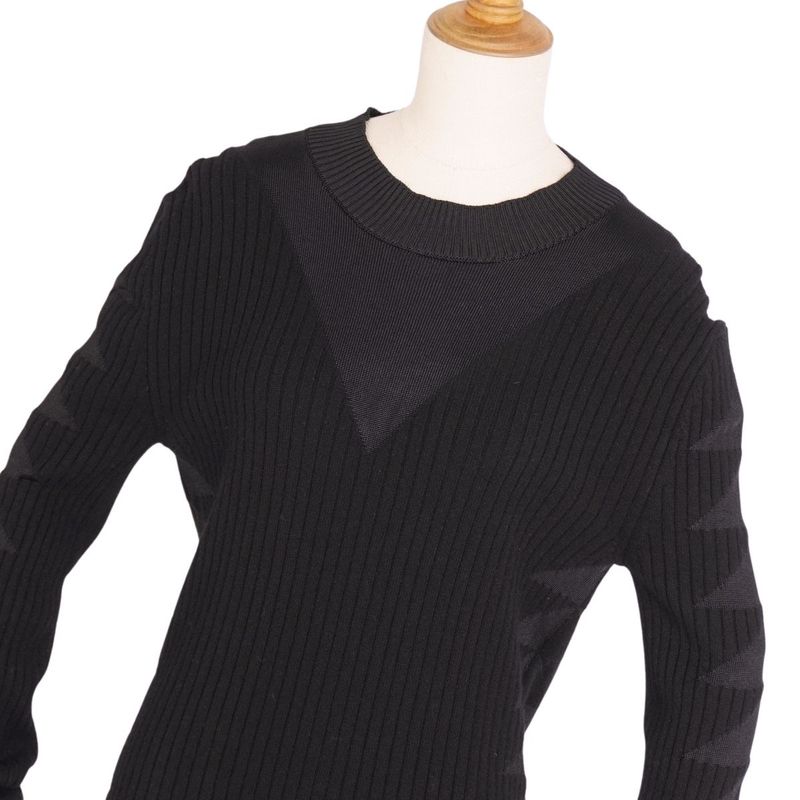 Hermes Knit 23aw Sweater Long Sleeves Wool Silk