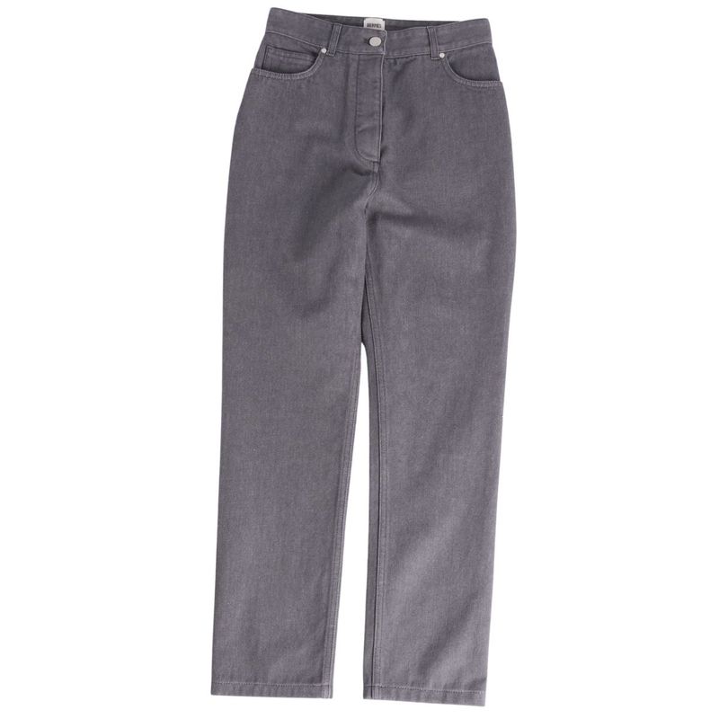 Hermes Pants 22aw Denim Pants Cotton Bottom
