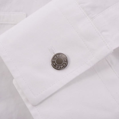 Hermes Shirt Long Sleeve Long Sleeve Serie Button Cotton