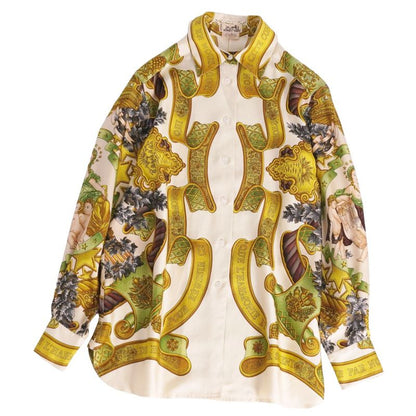 Vintage Hermes Shirt Blouse Long Sleeve