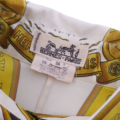 Vintage Hermes Shirt Blouse Long Sleeve