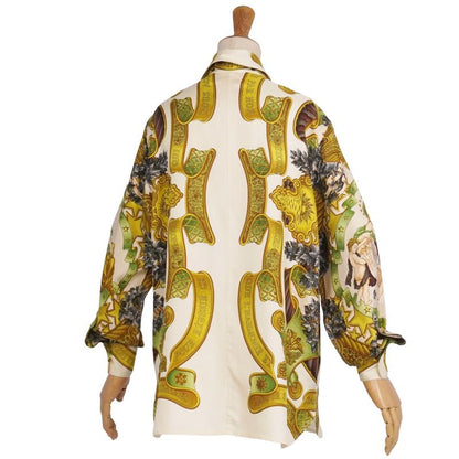 Vintage Hermes Shirt Blouse Long Sleeve