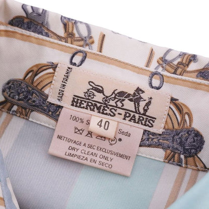 Vintage Hermes Shirt Blouse Long Sleeves Long Sleeves