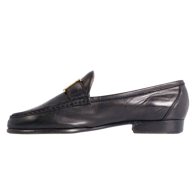 Hermes Loafer Moccasins Constance H Logo Hardware Calf Leather