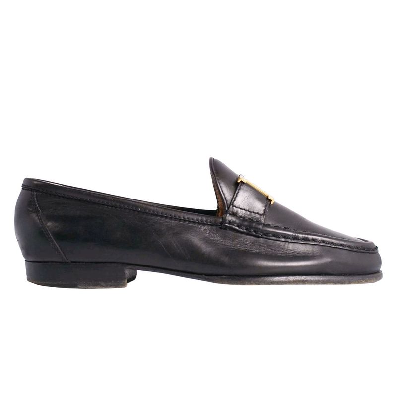 Hermes Loafer Moccasins Constance H Logo Hardware Calf Leather