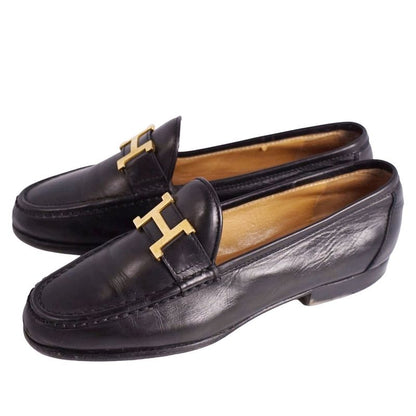 Hermes Loafer Moccasins Constance H Logo Hardware Calf Leather