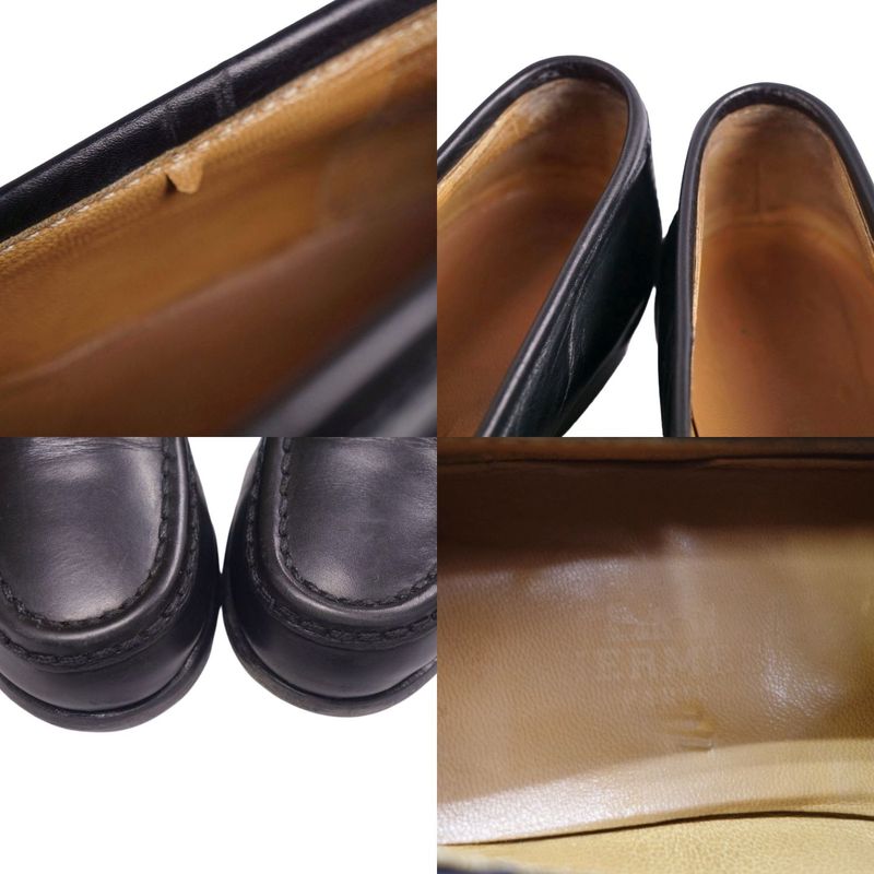 Hermes Loafer Moccasins Constance H Logo Hardware Calf Leather