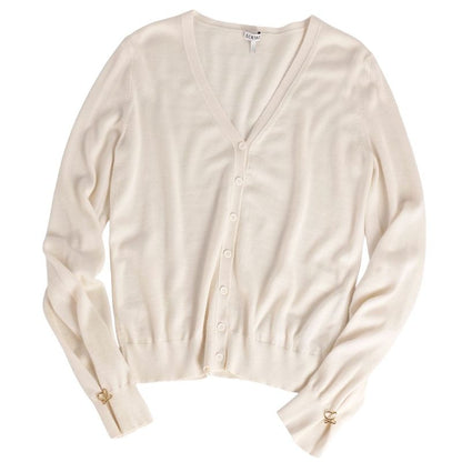 Unused Loewe Cardigan Knit Long Sleeves Long Sleeves Cashmere