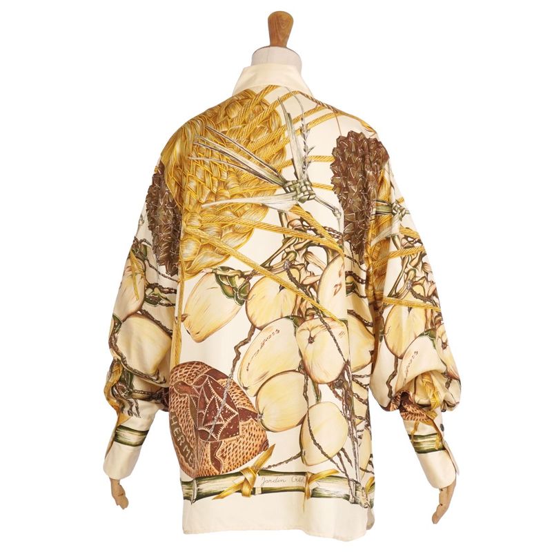 Vintage Hermes Shirt Blouse Long Sleeve