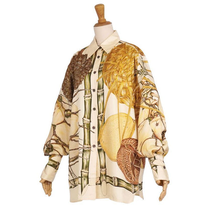 Vintage Hermes Shirt Blouse Long Sleeve