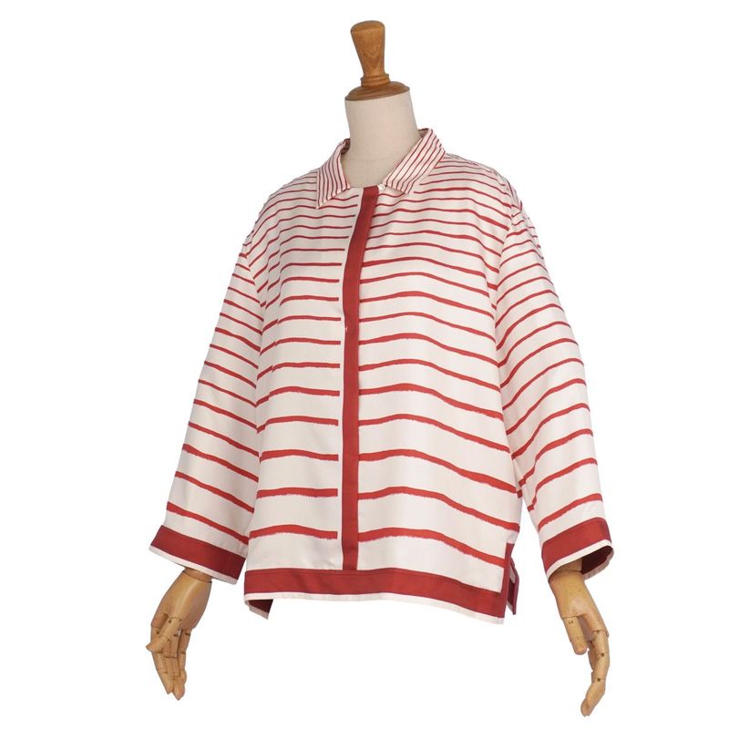 Hermes Shirt Margiela Period Blouse Long Sleeve Long