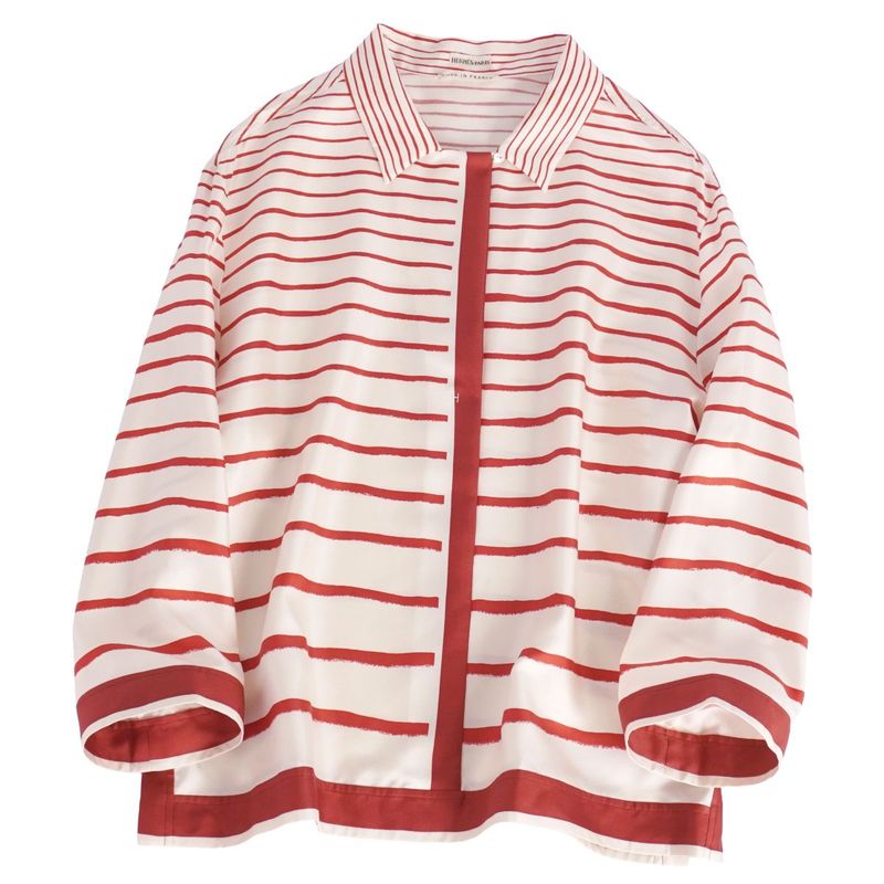 Hermes Shirt Margiela Period Blouse Long Sleeve Long