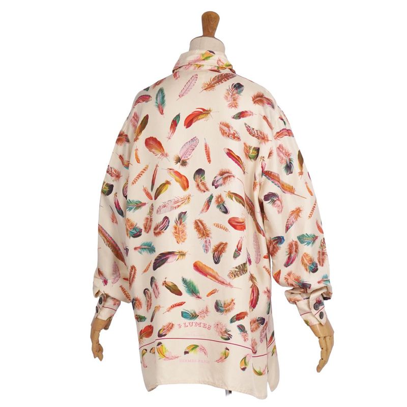 Vintage Hermes Shirt Blouse Long Sleeve