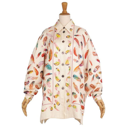 Vintage Hermes Shirt Blouse Long Sleeve