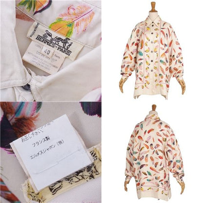 Vintage Hermes Shirt Blouse Long Sleeve