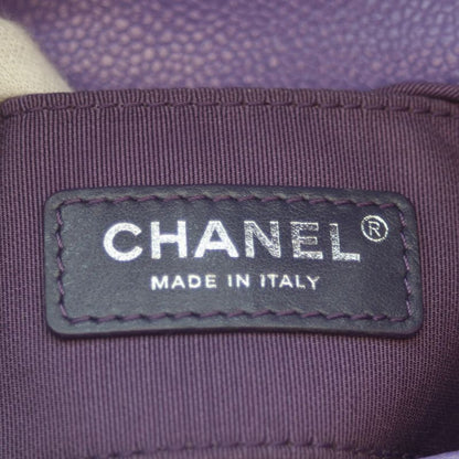 Chanel No 29 As1784 Caviar Purple Mini Mastrasse Mini Flap Shoulder Bag