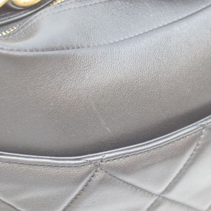 Chanel As3292 Black Ghardware Lambskin Matrasse Hobo One Shoulder