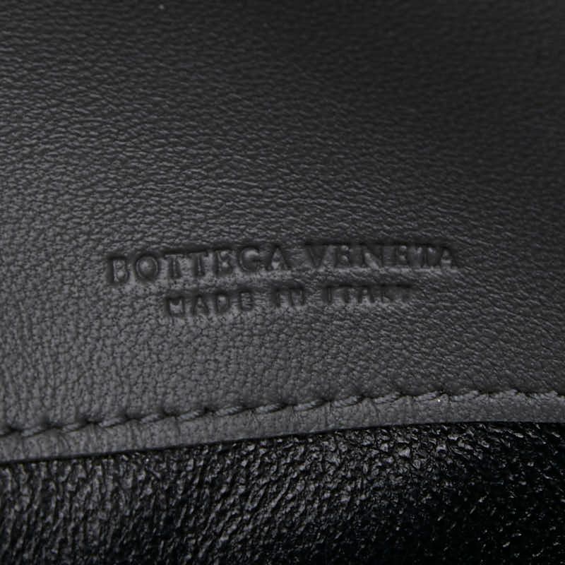 Bottega Veneta Intrecciato Gray Leather Women's Bottega Veneta
