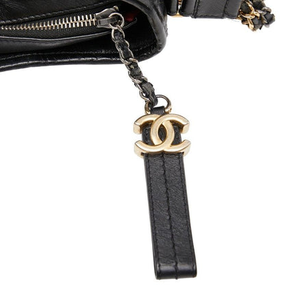 Chanel Gabrielle De Chanel Chain Shoulder Bag Black Leather Women Chanel