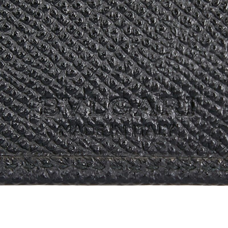 Bulgari Man Black Leather Men's Bvlgari