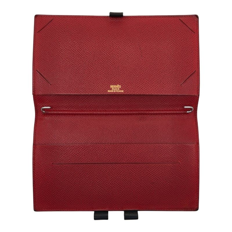 Hermes Agenda Navy Red Courchevel Women Hermes