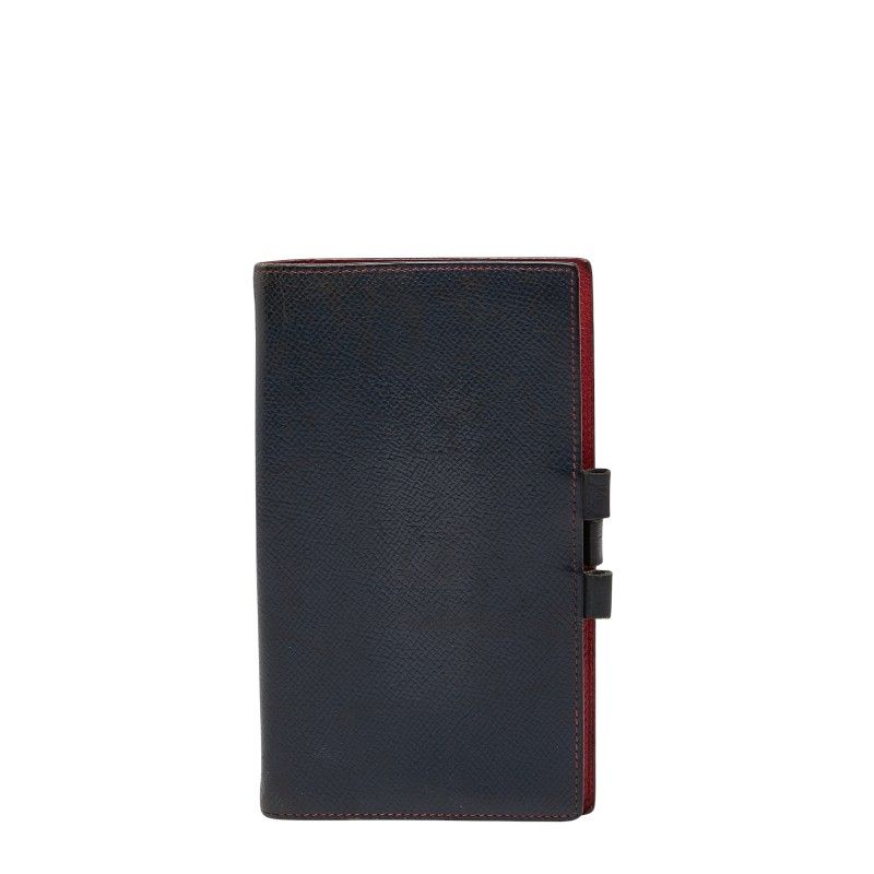 Hermes Agenda Navy Red Courchevel Women Hermes