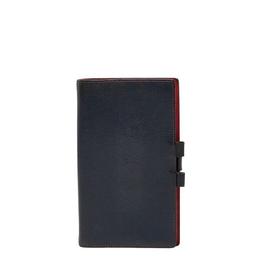 Hermes Agenda Navy Red Courchevel Women Hermes