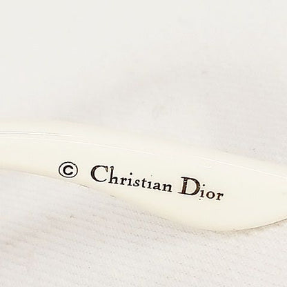 Christian DIOR Glossy1 Sunglasses N5a02 White Brown 62 Mouth 20 125 AA