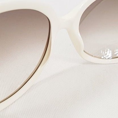 Christian DIOR Glossy1 Sunglasses N5a02 White Brown 62 Mouth 20 125 AA