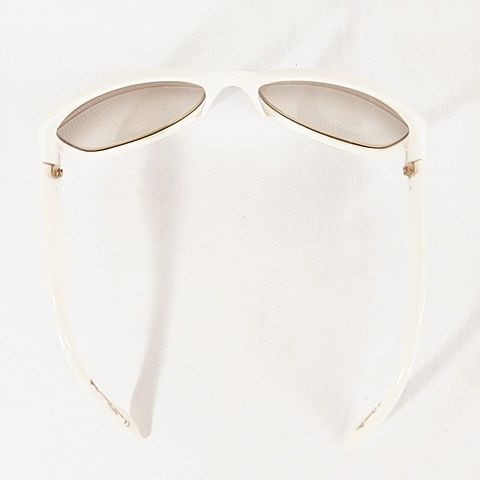 Christian DIOR Glossy1 Sunglasses N5a02 White Brown 62 Mouth 20 125 AA