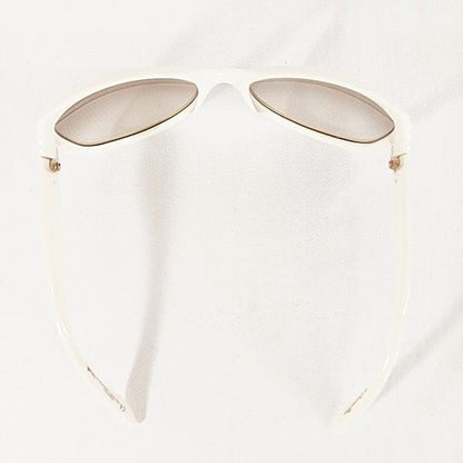 Christian DIOR Glossy1 Sunglasses N5a02 White Brown 62 Mouth 20 125 AA